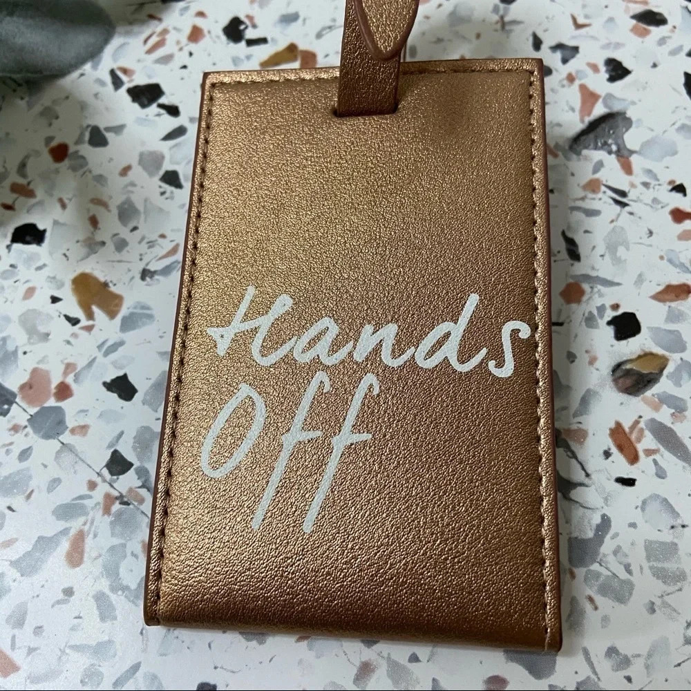 Luggage Tag Rose Gold Travel Vacation accessories UNDERSTATED LEATHER - Picture 7 of 12